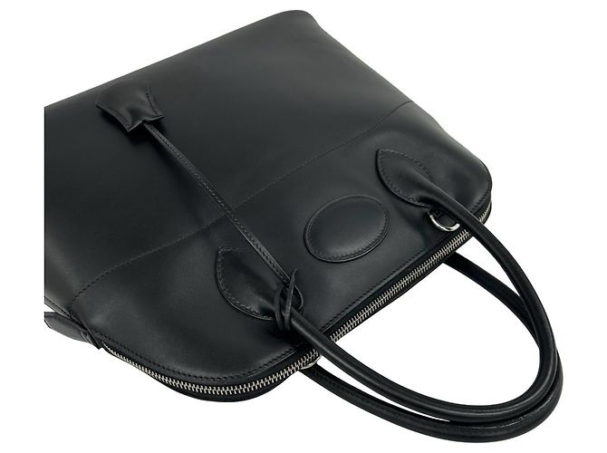 Hermès Bolsa de mão HERMES Bolide 31 em couro Box Calf Preto - vista 4