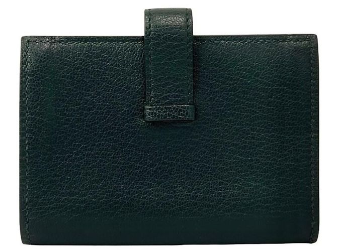Hermès Hermes Bearn Business Card Holder Green - view 2