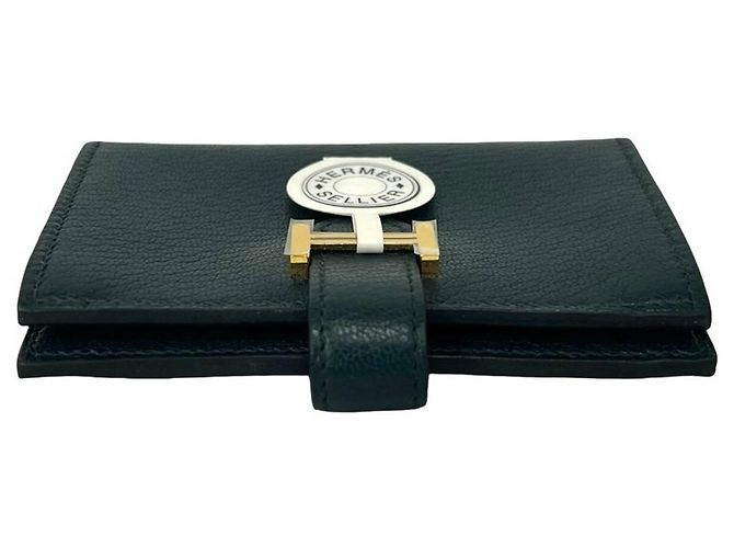Hermès Hermes Bearn Business Card Holder Green - view 3