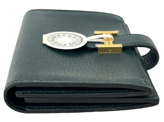 Hermès Hermes Bearn Business Card Holder Green - view 5