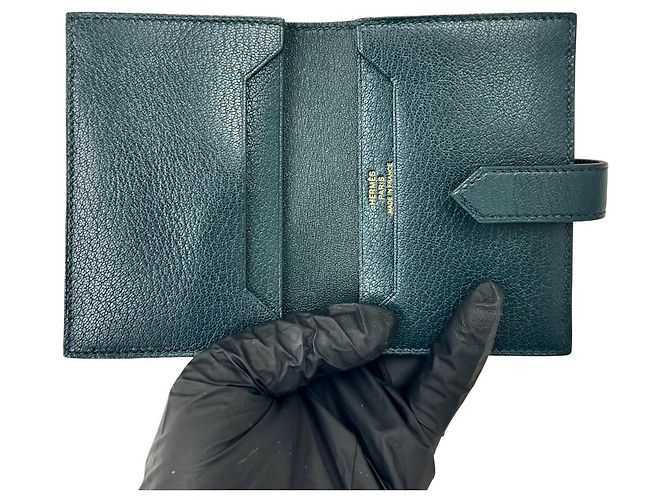 Hermès Hermes Bearn Business Card Holder Green - view 7