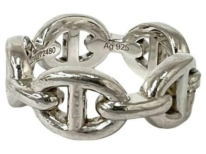Hermès Hermes Enchainée PM Ring Silber - Ansicht 4