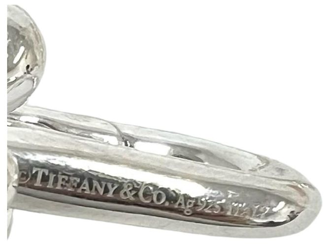 Autre Marque Bracciale a maglie grandi con charm Tiffany HardWear Argento - vista 3