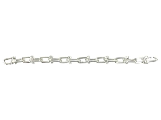 Autre Marque Bracciale a maglie grandi con charm Tiffany HardWear Argento - vista 5