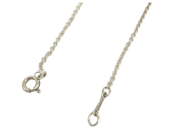 Autre Marque Collana Tiffany Vintage Bean Argento - vista 5