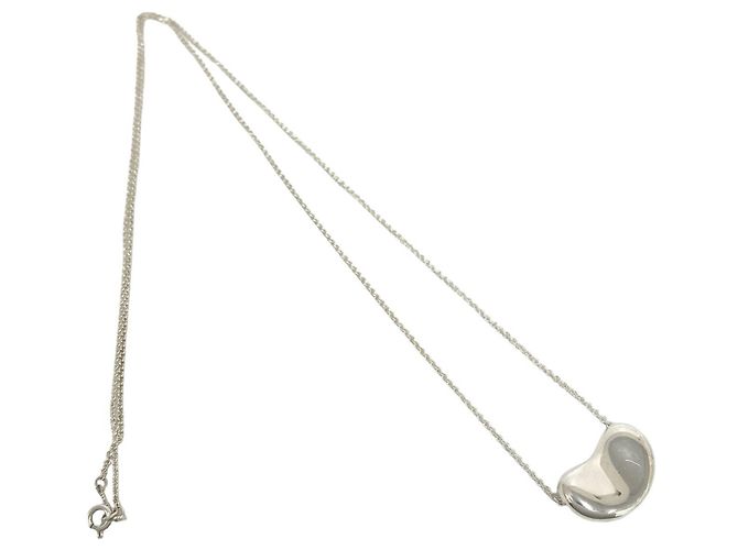Autre Marque Collana Tiffany Vintage Bean Argento - vista 6