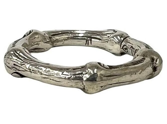 Autre Marque Anello Tiffany Vintage Bamboo Band Argento - vista 4