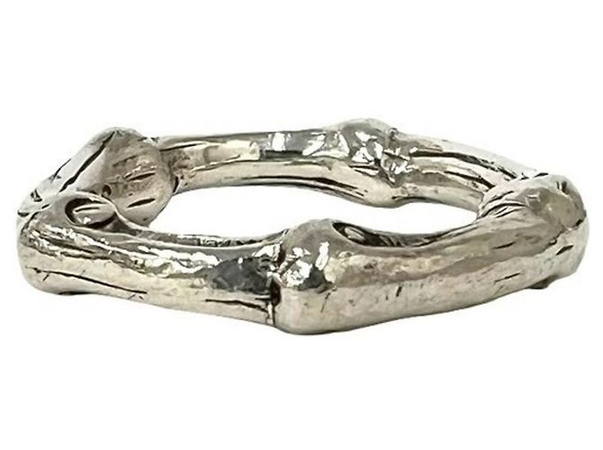 Autre Marque Anello Tiffany Vintage Bamboo Band Argento - vista 5