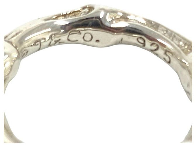 Autre Marque Anello Tiffany Vintage Bamboo Argento - vista 3