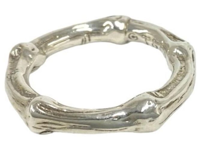 Autre Marque Anello Tiffany Vintage Bamboo Argento - vista 4