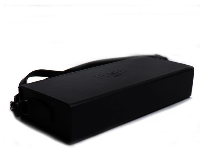 Bolsa de Ombro Box FENDI Preto - vista 3