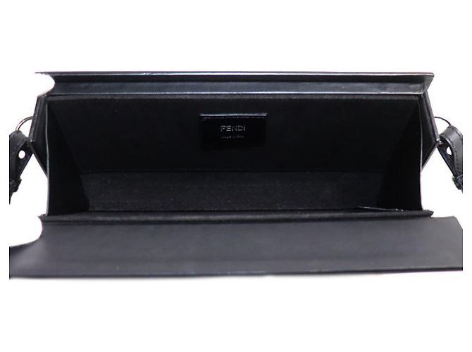 Bolsa de Ombro Box FENDI Preto - vista 4