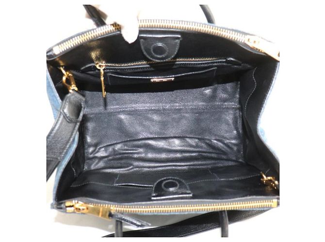 Bolsa Miu Miu Denim Biker Azul - vista 4