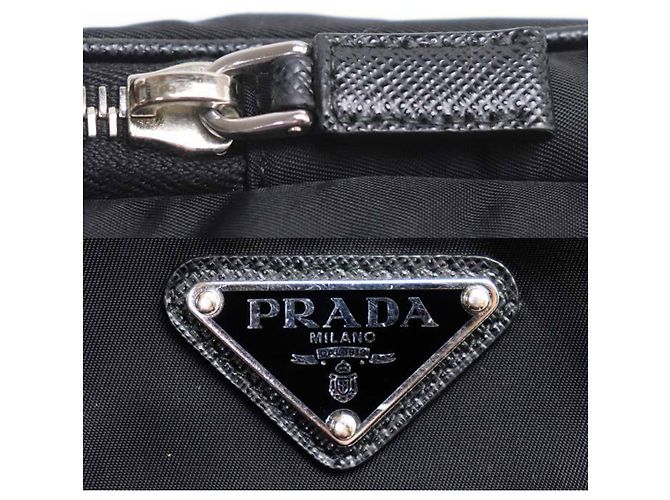 Prada Re-Nylon Smartphone Case Shoulder Bag Black - view 7
