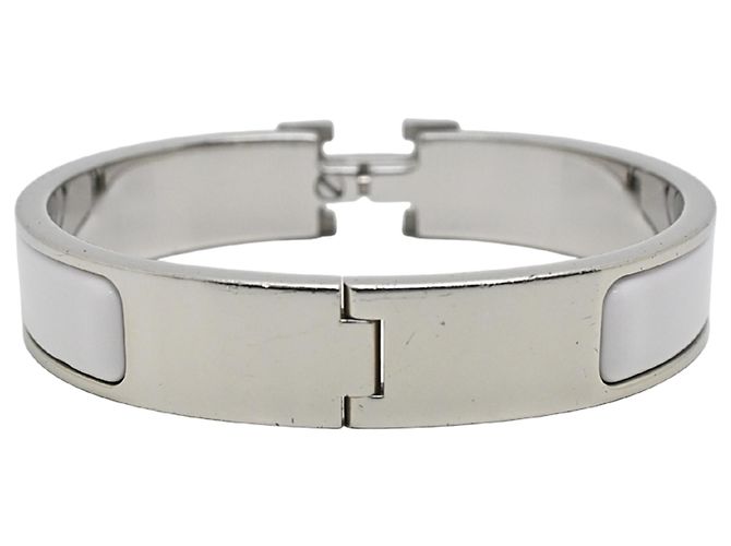 Hermès Bracciale Charm Hermes Click H PM da donna Bianco - vista 2
