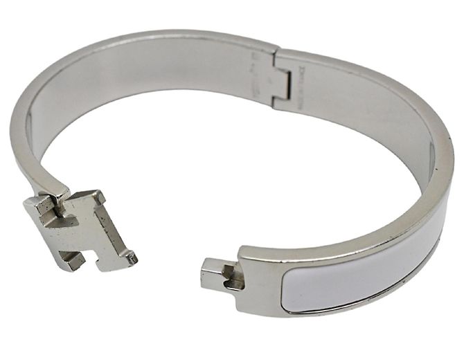 Hermès Bracciale Charm Hermes Click H PM da donna Bianco - vista 6