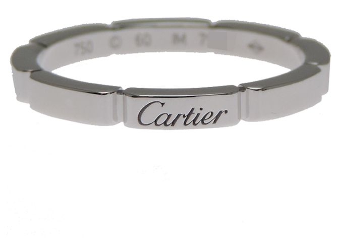 Panthère Cartier 18K White Gold Band Ring - view 4