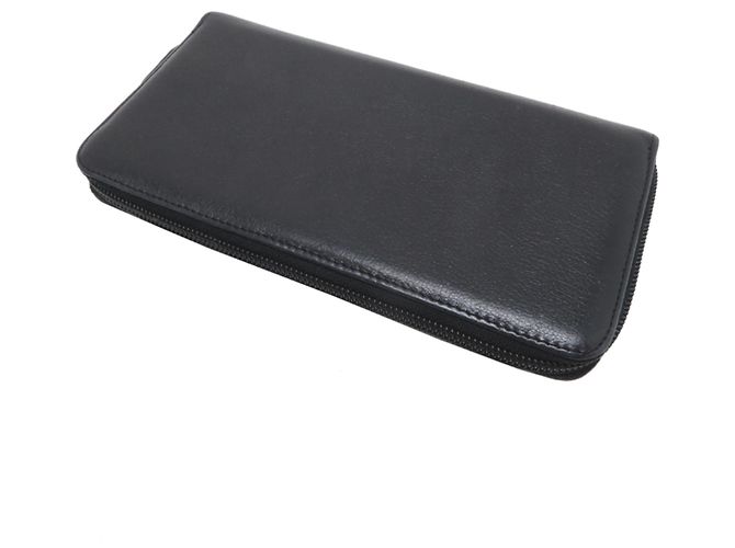 Cartera larga Chanel de piel negra Negro - vista 4
