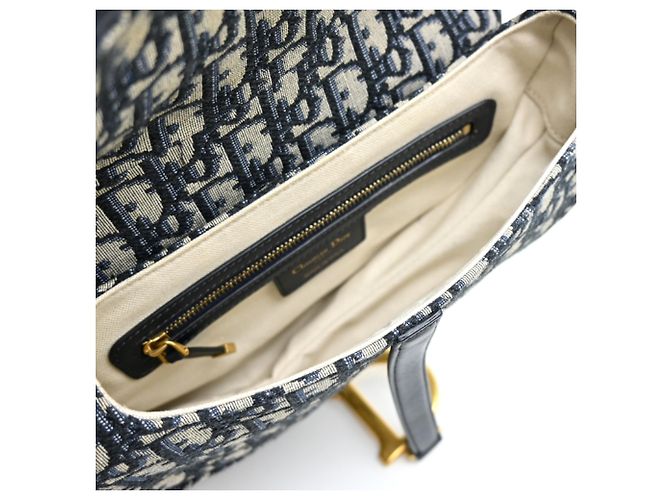 Bolso Saddle Christian Dior Dior Trotter Azul marino - vista 6