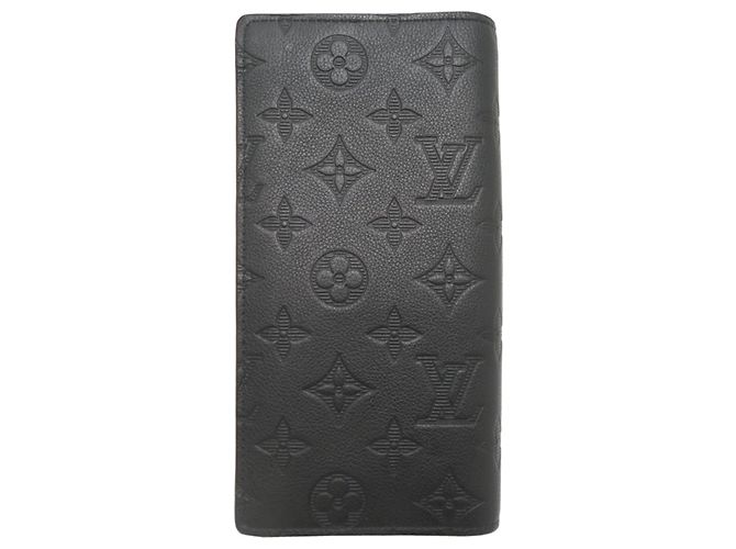 Louis Vuitton Brazza Herren-Langbrieftasche Schwarz - Ansicht 2