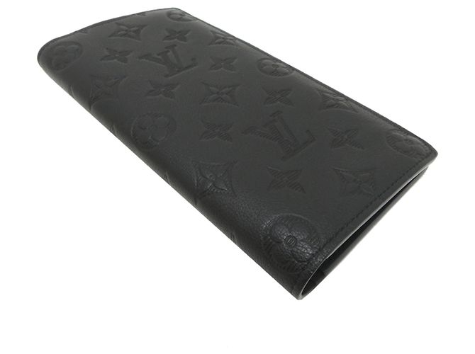 Louis Vuitton Brazza Herren-Langbrieftasche Schwarz - Ansicht 3