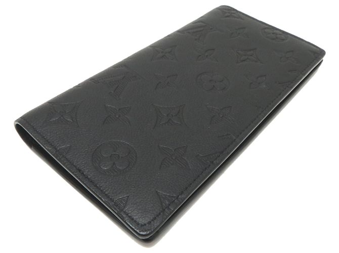 Louis Vuitton Brazza Herren-Langbrieftasche Schwarz - Ansicht 4