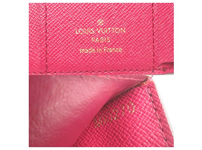 Louis Vuitton Portefeuille Zoe Women's Tri-fold Wallet Castaño - vista 8