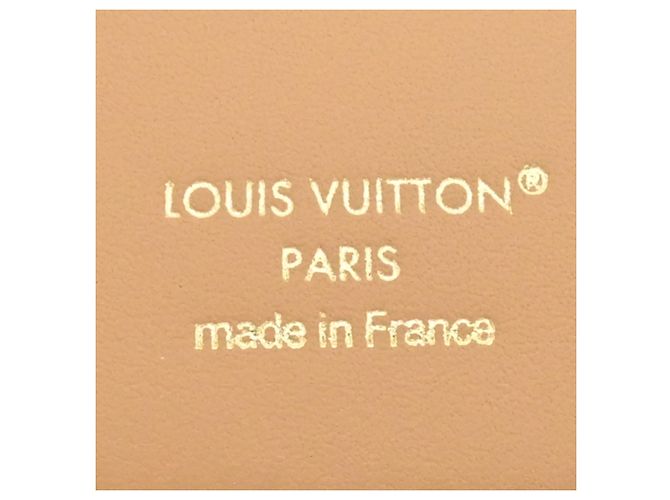 Carteira Longa Louis Vuitton em Couro Taurillon Preto Bege - vista 9
