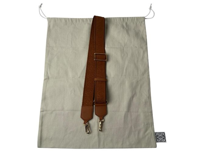 Loewe Mini Slit Bag Brown Raffia and Leather - view 14