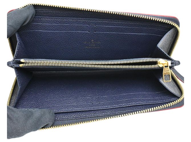 Louis Vuitton Portefeuille Clemence Long Wallet Rosso - vista 5