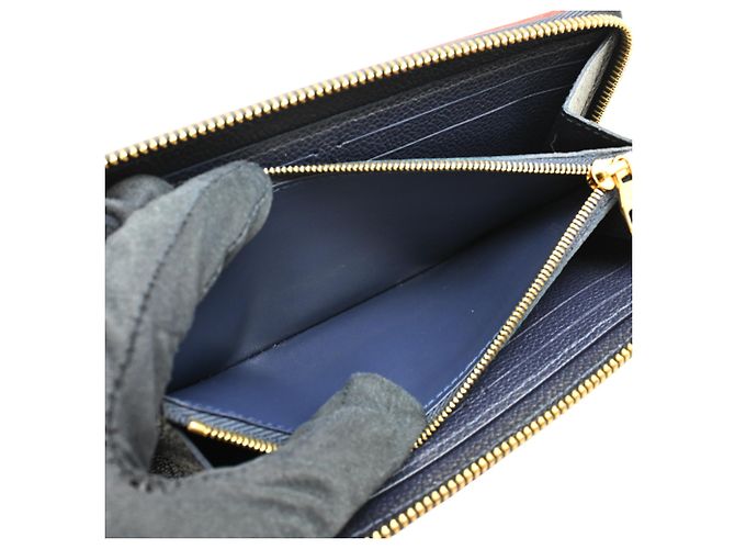 Louis Vuitton Portefeuille Clemence Long Wallet Rosso - vista 6