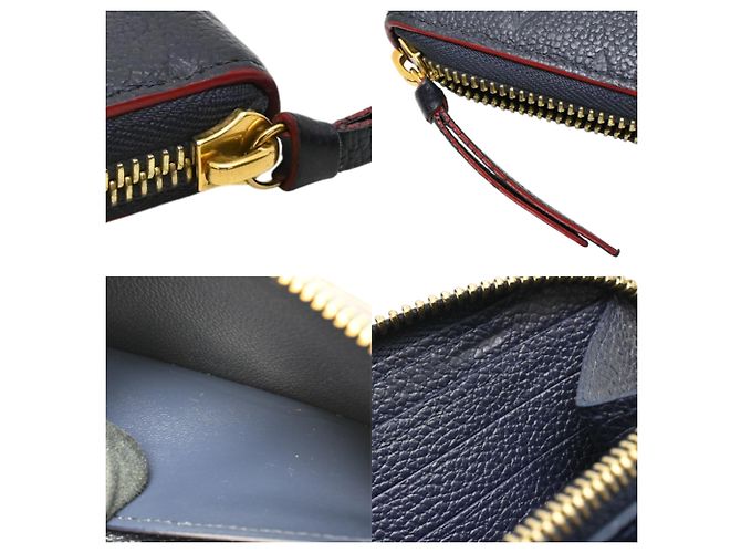 Louis Vuitton Portefeuille Clemence Long Wallet Rosso - vista 7