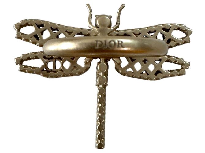Christian Dior Ring mit Libellen-Motiv Golden - Ansicht 2