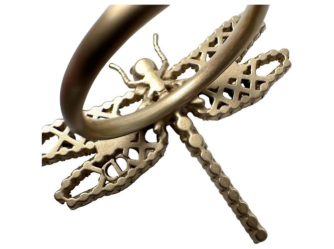 Christian Dior Ring mit Libellen-Motiv Golden - Ansicht 5
