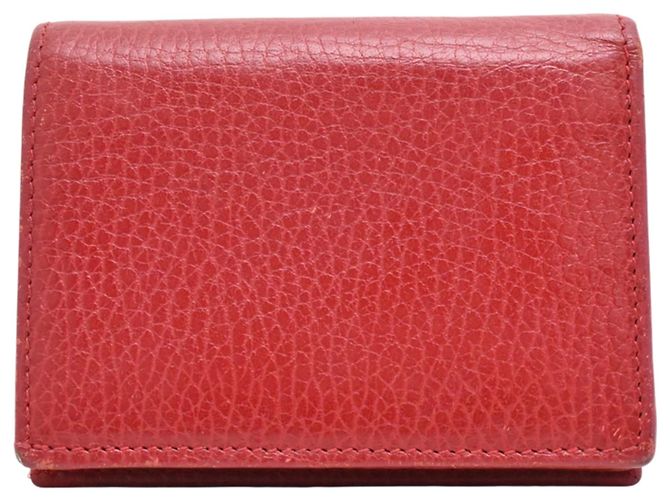 Portafoglio bi-fold Gucci GG Marmont da donna Rosso - vista 2