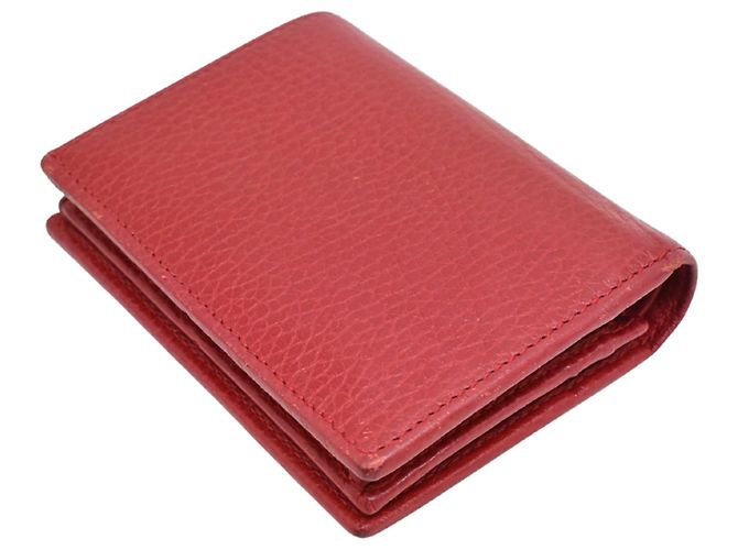Portafoglio bi-fold Gucci GG Marmont da donna Rosso - vista 3