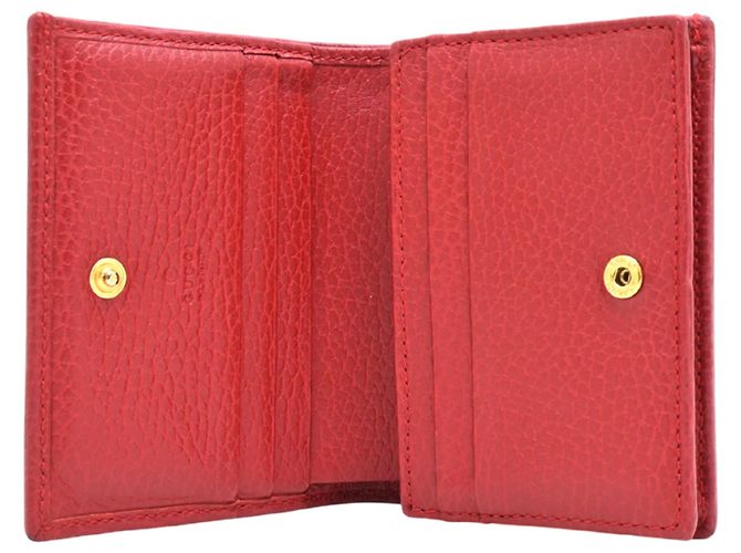 Portafoglio bi-fold Gucci GG Marmont da donna Rosso - vista 5
