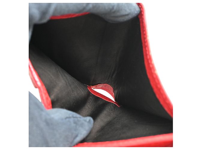 Portafoglio bi-fold Gucci GG Marmont da donna Rosso - vista 6