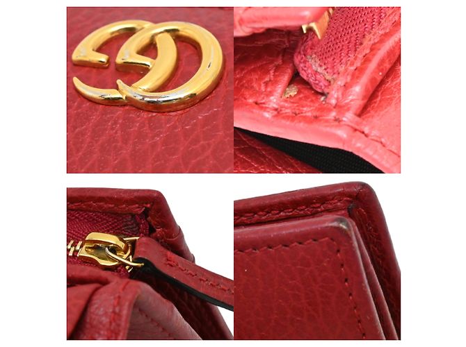 Portafoglio bi-fold Gucci GG Marmont da donna Rosso - vista 8