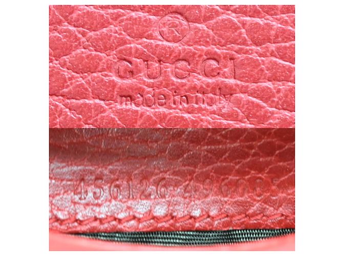 Portafoglio bi-fold Gucci GG Marmont da donna Rosso - vista 9