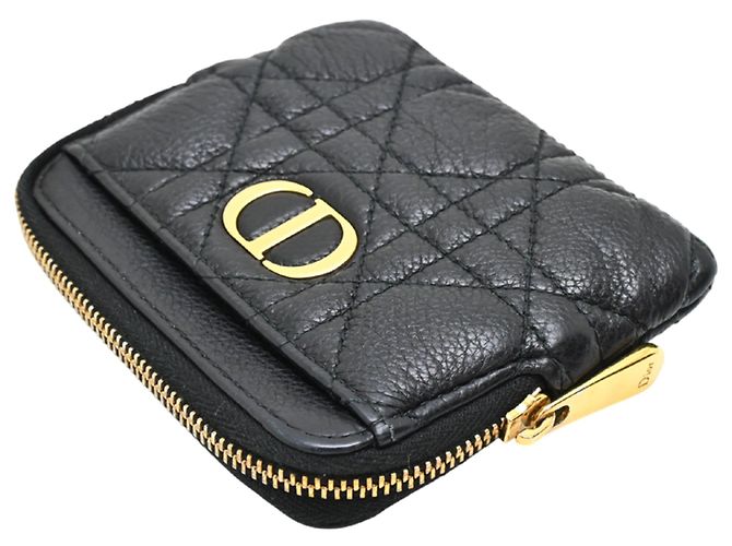 Monedero de piel negra Christian Dior Negro - vista 4