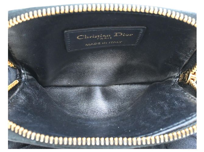 Monedero de piel negra Christian Dior Negro - vista 5