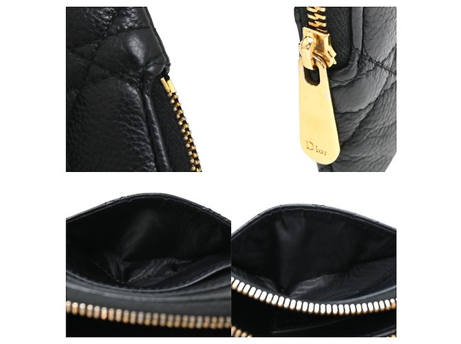 Monedero de piel negra Christian Dior Negro - vista 6
