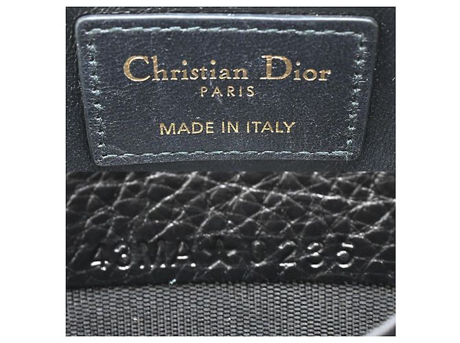 Monedero de piel negra Christian Dior Negro - vista 7