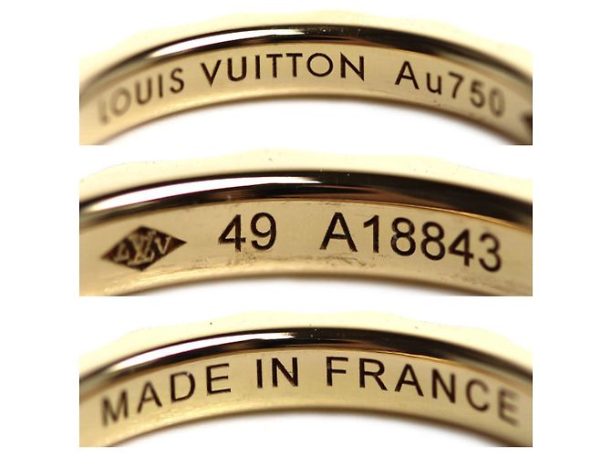 Louis Vuitton Ariane Infini Ring aus 18K Gelbgold - Ansicht 5