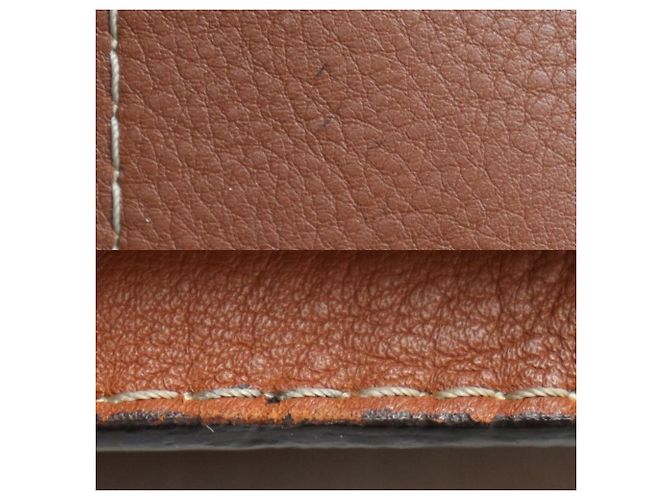 Sac à épaule Loewe en cuir marron - vue 6