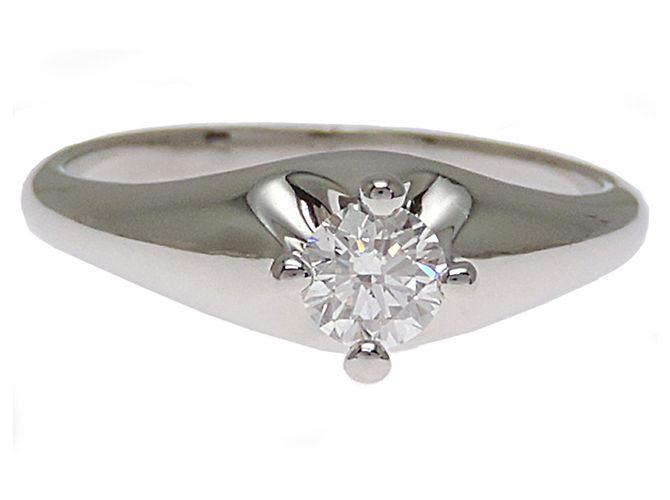 Bulgari Bvlgari Pt950 0.30ct Diamant Corona Damenring - Ansicht 4