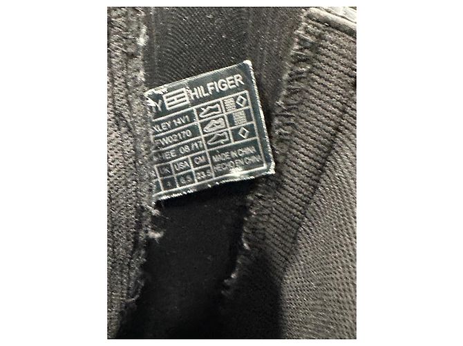 Tommy Hilfiger Botas de lluvia negras de goma charol - vista 4