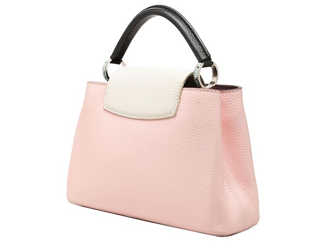 Louis Vuitton Pink Bicolor Taurillon Capucines BB Rosa - vista 2
