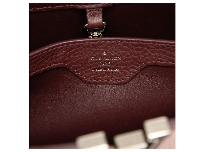 Louis Vuitton Pink Bicolor Taurillon Capucines BB Rosa - vista 5